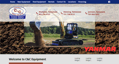 Desktop Screenshot of ccequipmentrental.com