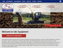 Tablet Screenshot of ccequipmentrental.com